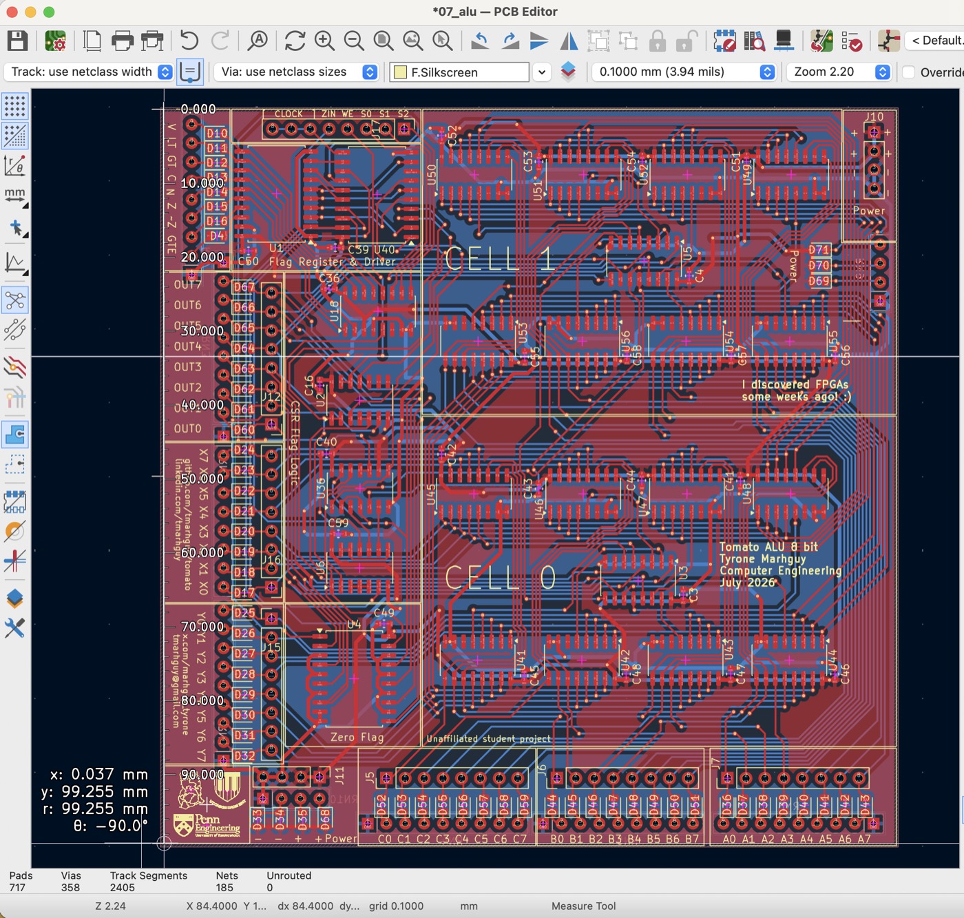Routed top copper of 07_alu.