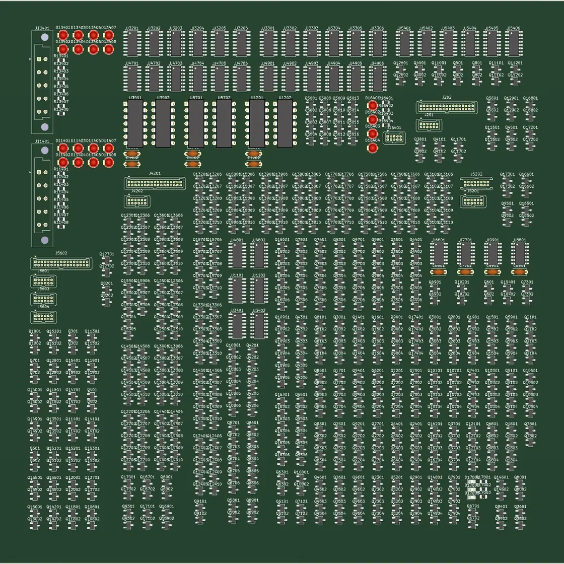 Discrete MOSFET hybrid ALU — the predecessor.